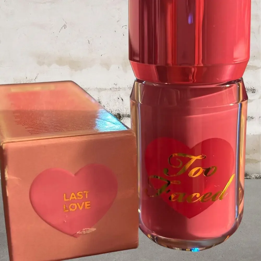 Too Faced $25 Love Flush Glowing Liquid Blush in Last Love NIB